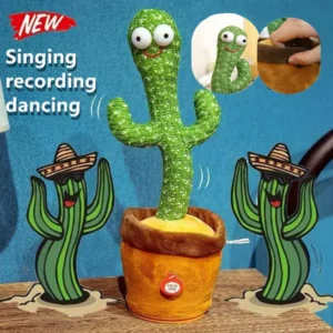 Cactus Dolls that Sing and Dance: Musical Toys for Learning to Speak, Ideal for Holiday Decorations and Children's Play