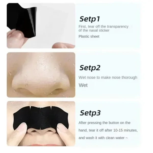 10/30PC Blackhead Remover Nose Sticker Acne Treatment Mask Nose Sticker from Black Dot Cleaner Nose Pore Deep Cleaning Skin Care