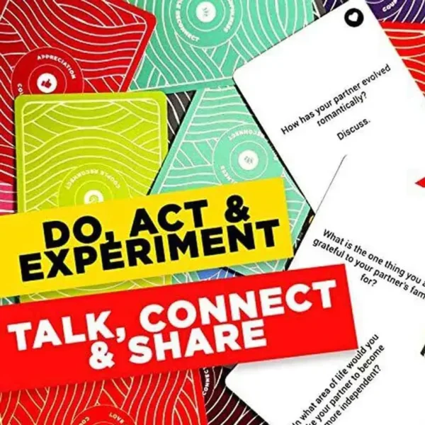 Life Sutra - Couple Reconnect Game: A Card Game for Intimate Bonding Featuring 200 Conversation Cards for Couples