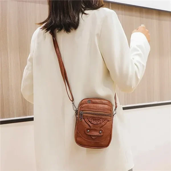 Faux leather Backpack