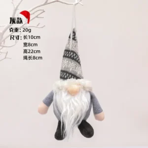 Christmas Forester Elf Santa Doll Pendant Christmas Tree Christmas Hanging Decorations Christmas Supplies