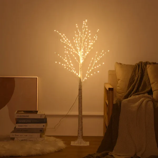 Christmas Decoration LED Birch Tree Branch Bedroom Light for Landscape Luminous Ambient Decoration New Year DIY Home Decor Christmas Tree Gift