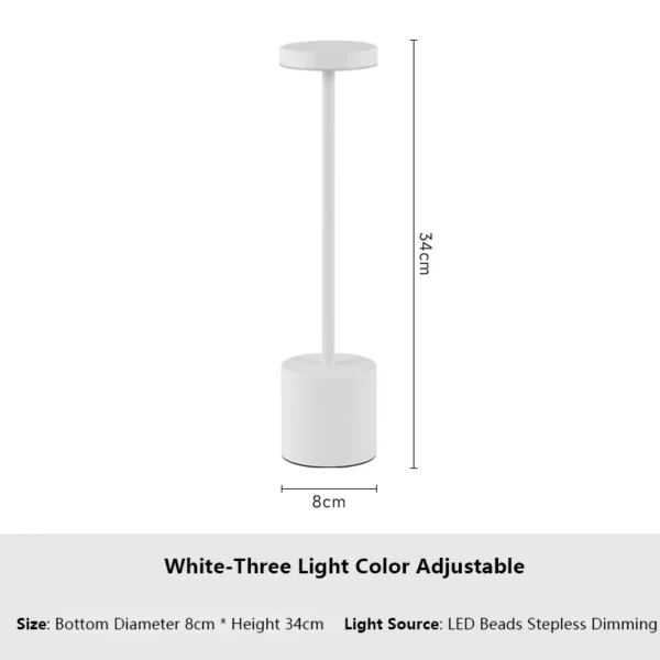 Minimal LED Touch Lamp