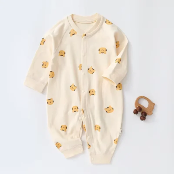 Baby Autumn Clothes Cartoon Bear Printed Romper for Boys Girl Newborn One-Pieces Clothing Cotton Toddler Bodysuit Infant Costume