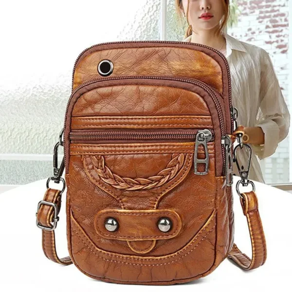 Faux leather Backpack