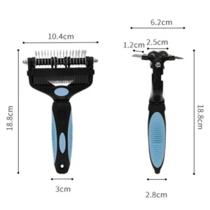 Great Use 3 in 1 Pet Deshedding Brush Dog Hair Remover Pet Fur Knot Cutter Puppy Cat Comb Brushes Dogs Grooming Shedding Supplies