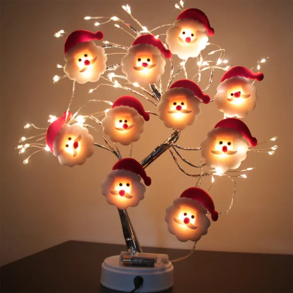 Cute Snowman LED Garland Lights