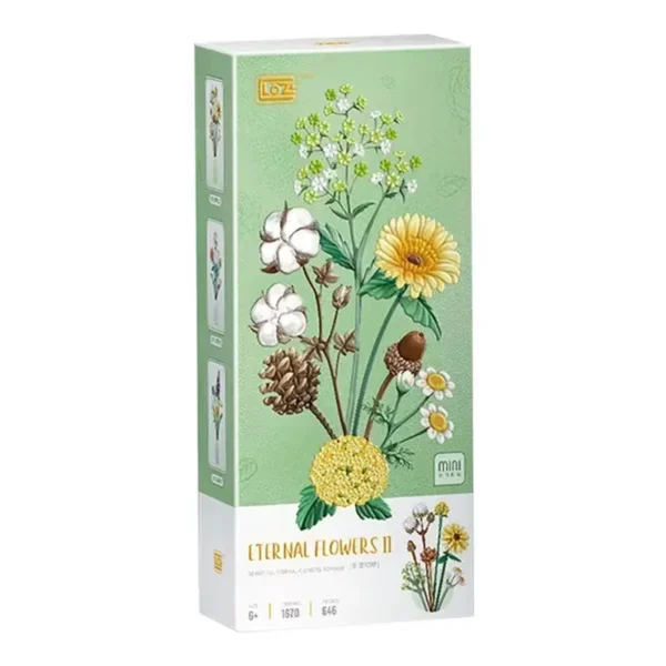 LOZ Cute Toy Mini Blocks Kids Building Blocks Girls Toys DIY Bricks Flowers Puzzle Women Girls Gift Home Decor 1670 1671 1672