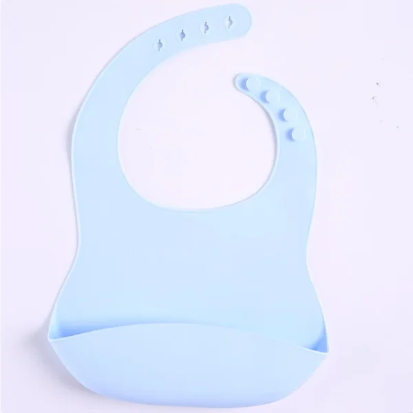 Silicone Baby Bib with a catcher