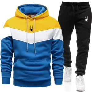 Men'S Clothing Casual Sweatshirt Suit Minimal Sweatshirts for Men Daily Tricolor Hoodies Hot High Quality 2024 Sports Tracksuit Jogging