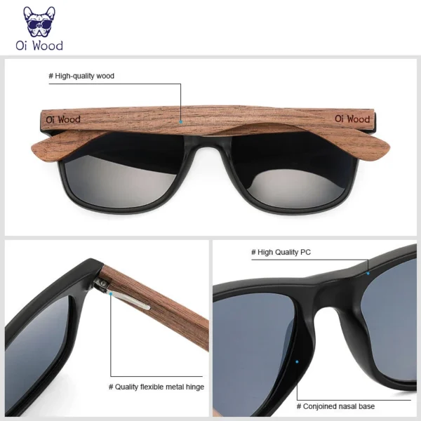 Natural wooden Sunglasses
