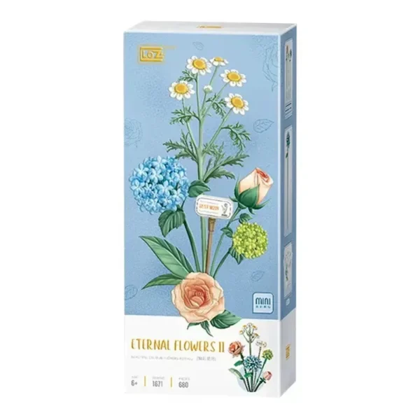 LOZ Cute Toy Mini Blocks Kids Building Blocks Girls Toys DIY Bricks Flowers Puzzle Women Girls Gift Home Decor 1670 1671 1672