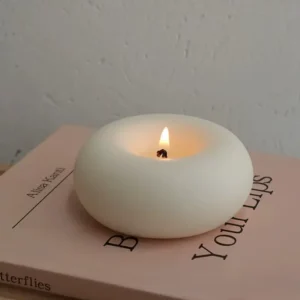 Candle Exquisite Donut-Shaped Scented Candles for Christmax Gift Wedding Studio Wholesale Fashion Creative Home Party Events Decoration