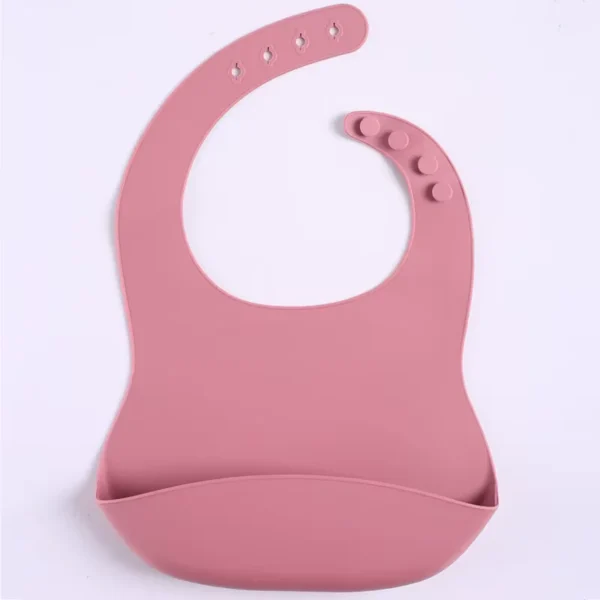 Silicone Baby Bib with a catcher