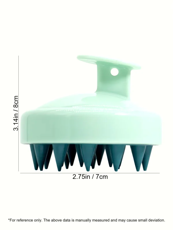 Silicone Shampoo Healthy Scalp Hair Massager Head Body Scalp Massage Brush Scalp Massage Brush Comb Magic Handle Brush Spa Massage Brush