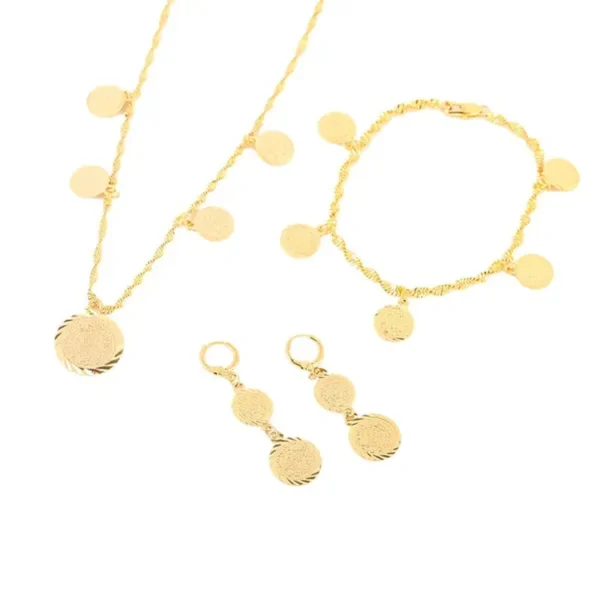 Cute Gold Plated Jewelry Set