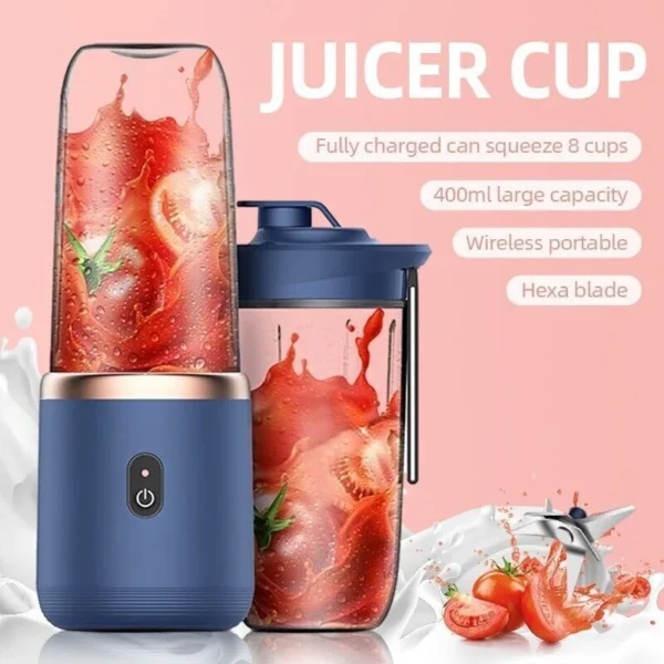 400+400Ml Stand Mixer Smoothie Maker Shaker Fitness Chopper Multifunction Kitchen Robot Mixer Milk Shaker