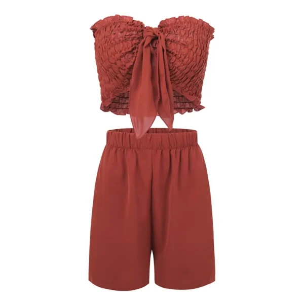 Crop Top + Shorts Set